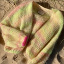 Rosie Cropped Cardigan - Multi - Fluo pink - Size S/M