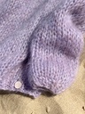 Juliette Sweater - Lila w silver yarn