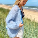 Paulette Cardigan - Blue/Lurex - Size S/M