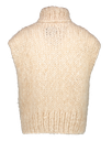 Babette turtle neck Tunic - Cream Camel - White speckles