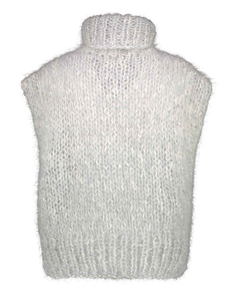 Babette turtle neck Tunic - Cream Grey - White speckles