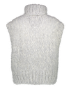 Babette turtle neck Tunic - Cream Grey - White speckles
