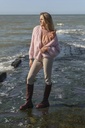 Camelia Cardigan - Antique Fuchsia