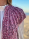 Hana cropped sleeveless cardigan - Pink speckles