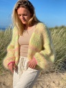 Rosie Cropped Cardigan - Multi - Fluo pink - Size S/M